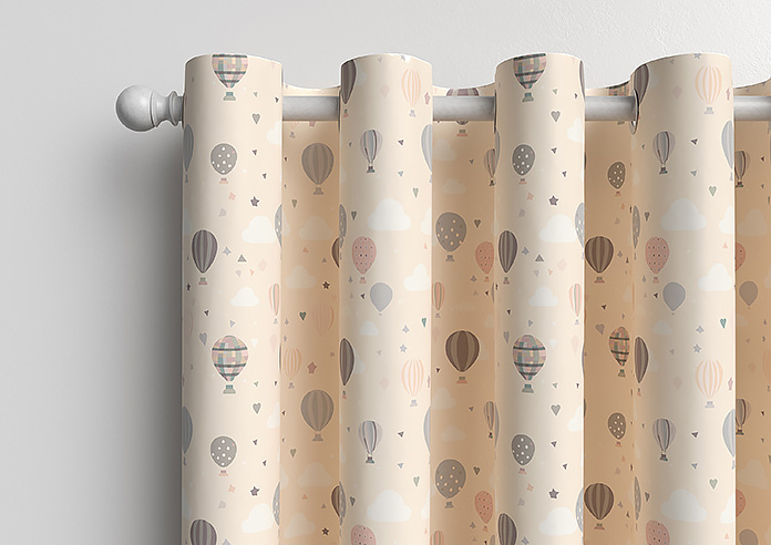 Balloon Festival, Soft Cream - Made to Measure Curtains - Image 12